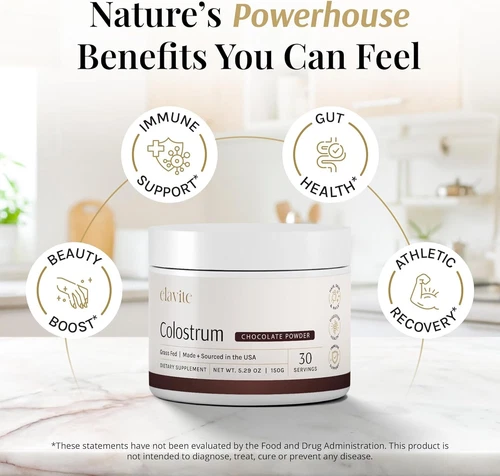 Bovine Colostrum Powder - Gut Health, Hair, Beauty, Muscle - photo 3