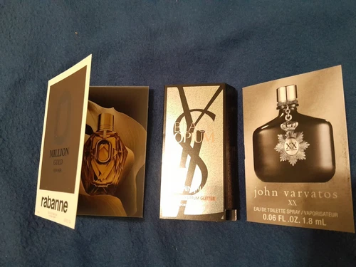 3 Pack Men's Parfum Rabanne/Yves Laurent/John Varvatos XX Travel