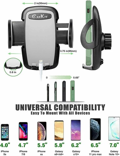 Universal 2-in-1 Car Phone Mount