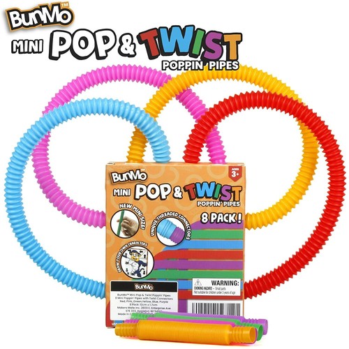 Mini Pop Tubes Fidget Toys - 8 Pack - photo 4