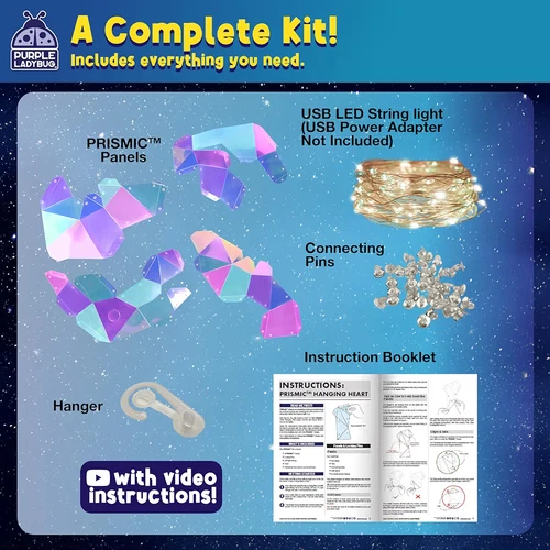 Heart Lantern Craft Kit for Kids 8-12 - photo 3