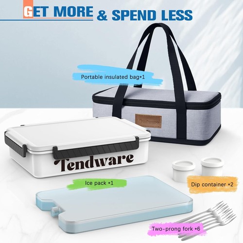 Snackle Box with Ice Pack & Insulated Bag – 12 Compartment - photo 4