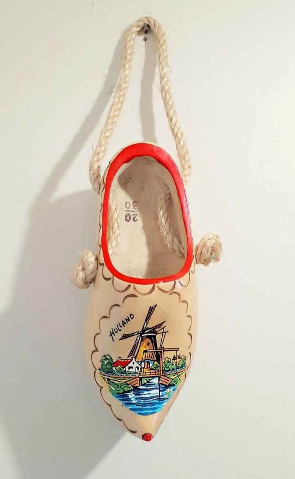 Large Hand Painted Dutch Clog