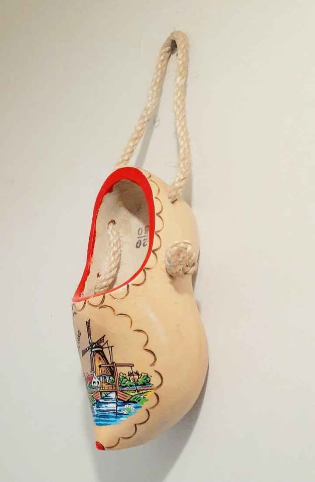 Large Hand Painted Dutch Clog - photo 2
