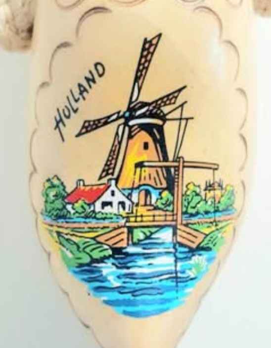 Large Hand Painted Dutch Clog - photo 4