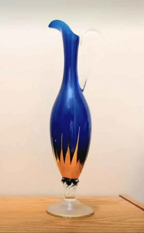 MCM Italian Murano Sommerso Tall Vase image indicator(3)