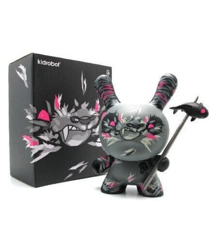 Kidrobot Dunny 8" Angry Woebots Shadow Friend 2012