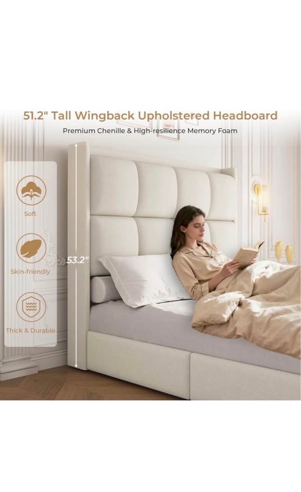 California King Bed Frame & Headboard (In Box) - photo 5