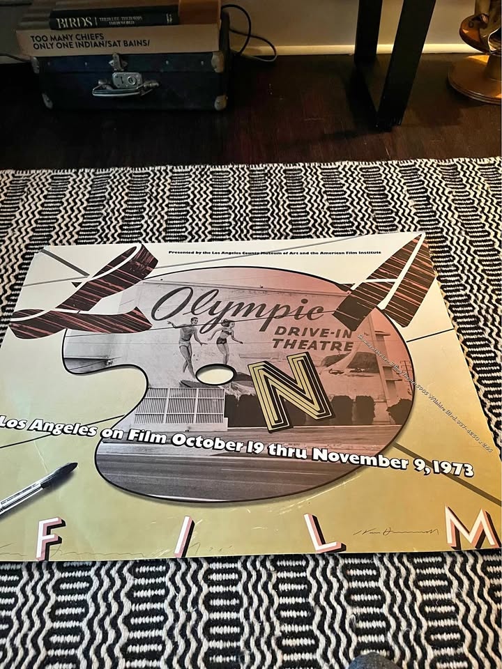 Vintage LA Museum of Art & AFI Film Print