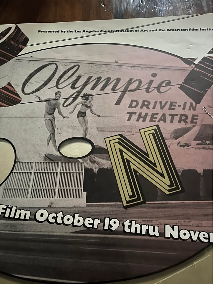 Vintage LA Museum of Art & AFI Film Print - photo 2