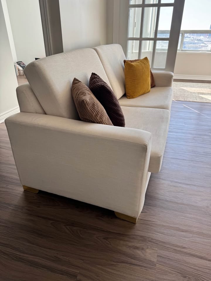 Off-White 3-Seater Sofa and 2-seater sofa set - photo 5