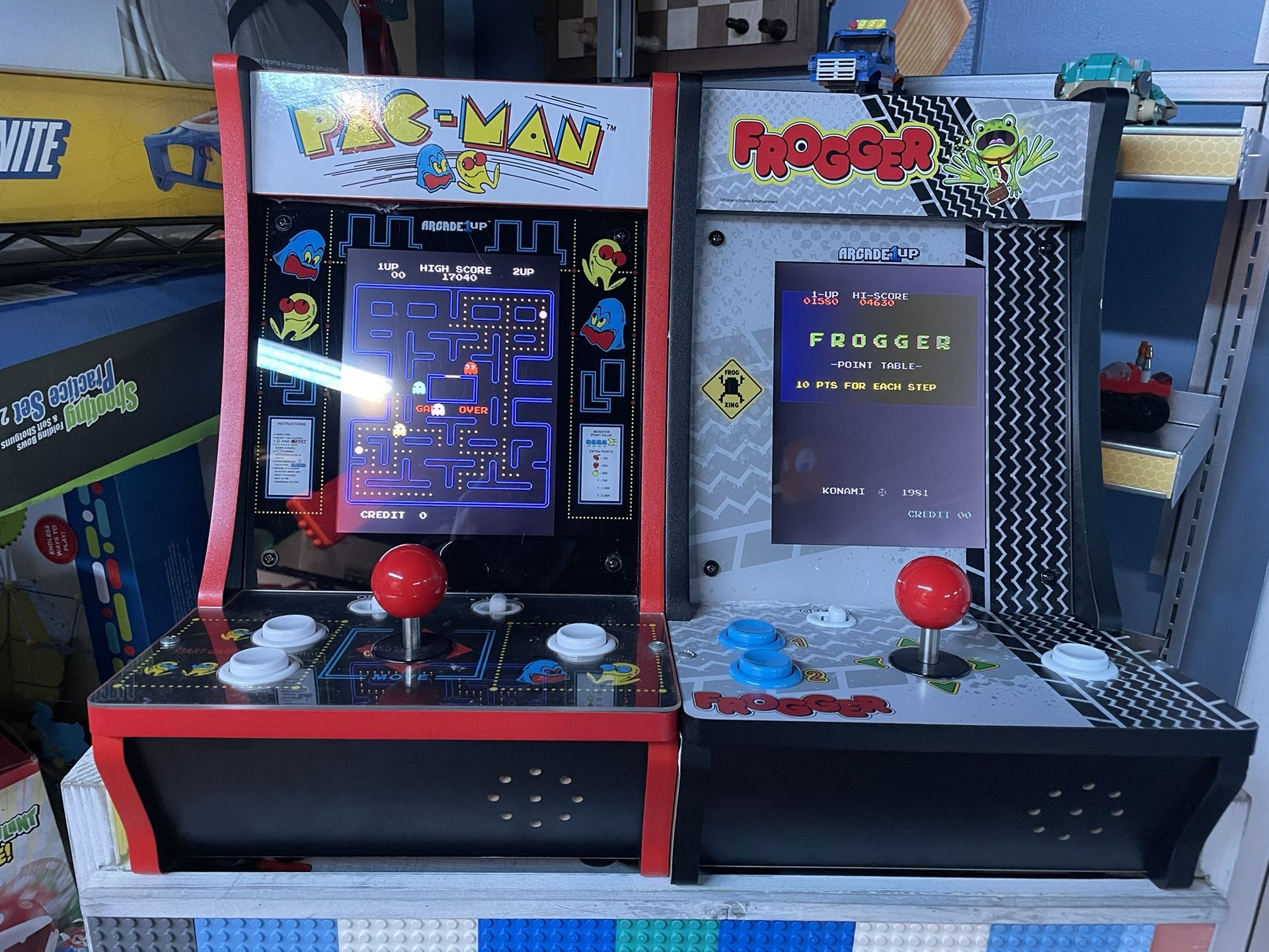 Arcade 1up Countercade PAC-MAN $60// Frogger $60