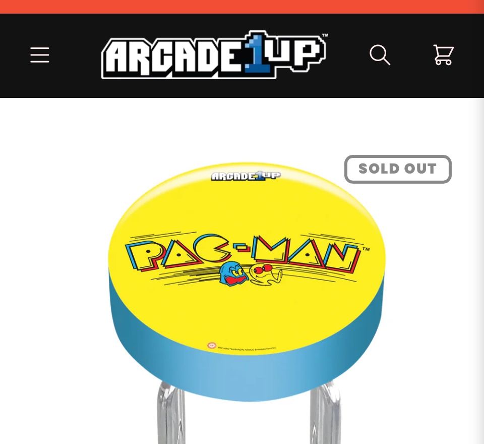 2 Arcade 1up PAC-MAN Stools for $100 - photo 2