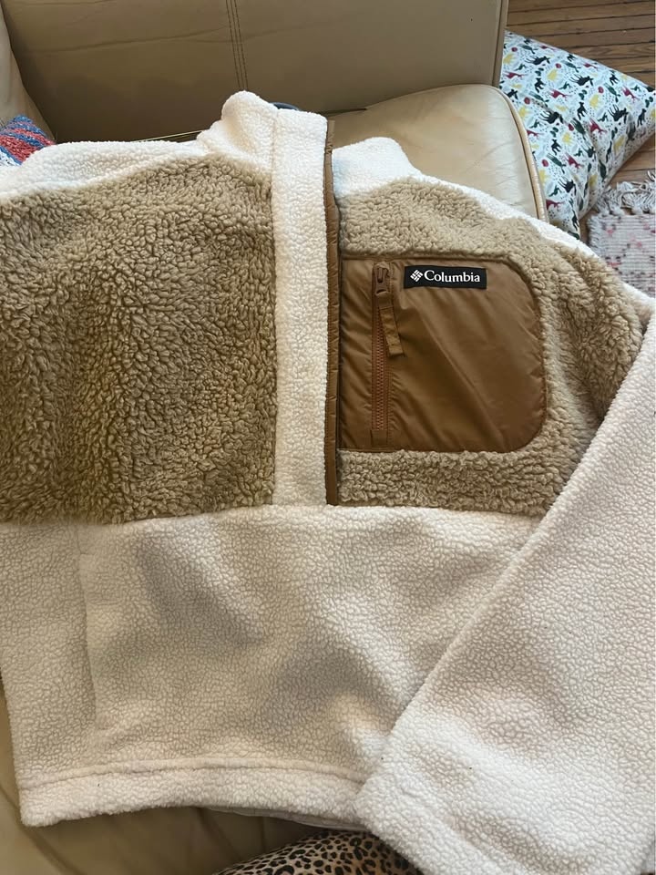Columbia Lodge Sherpa Half Zip Women's Pullover - Small - photo 2
