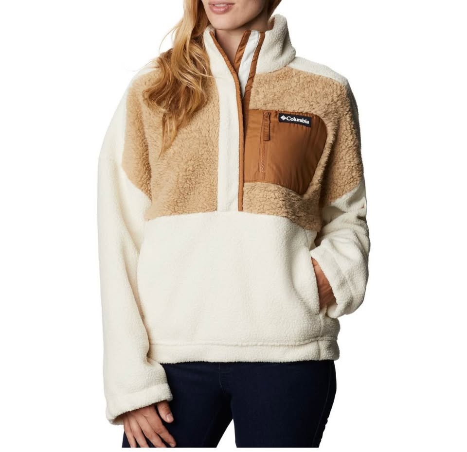 Columbia Lodge Sherpa Half Zip Women's Pullover - Small - photo 4