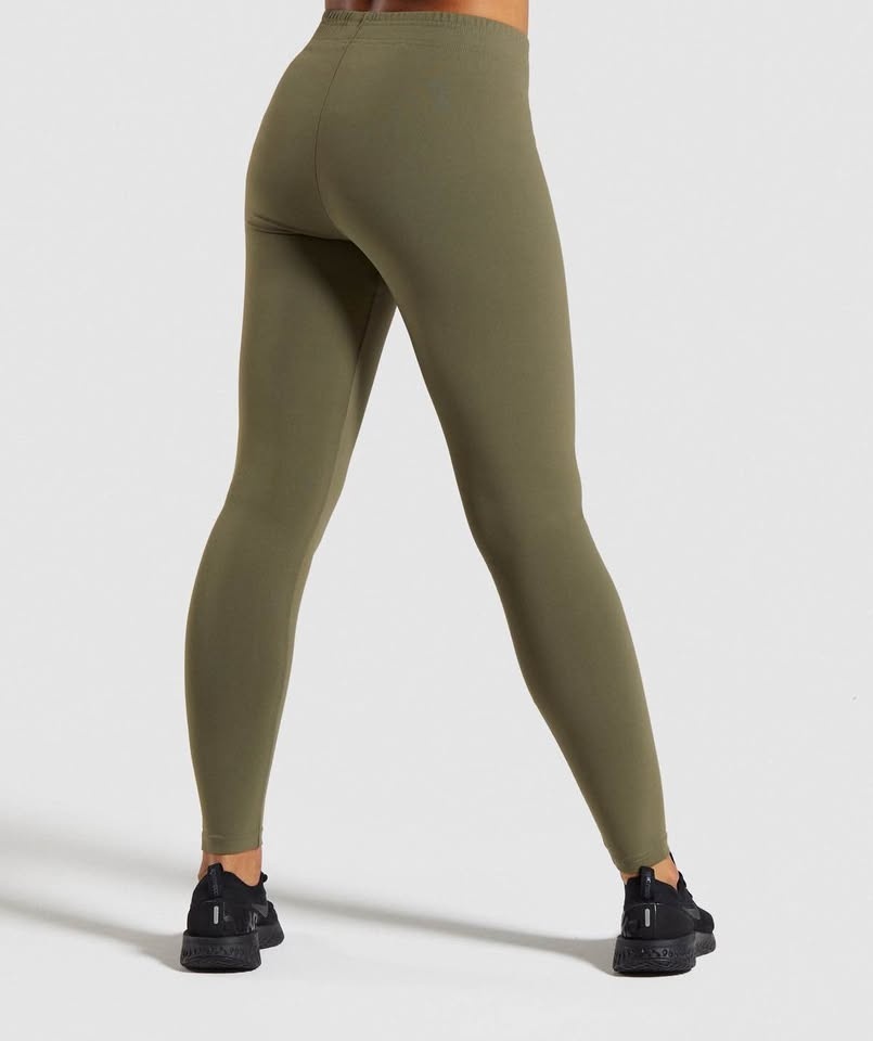 Gymshark Training High-Rise Leggings - Khaki/Olive Green - Size - photo 2