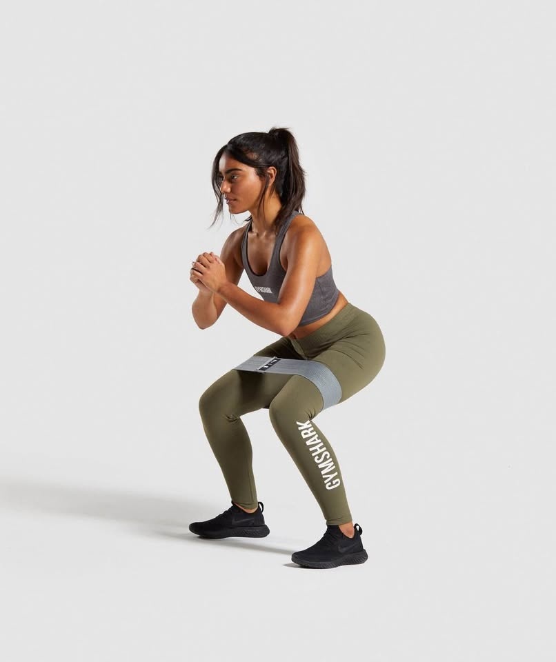 Gymshark Training High-Rise Leggings - Khaki/Olive Green - Size - photo 5