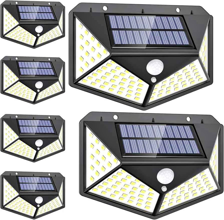 Wall Solar Lights Outdoor 100 LED