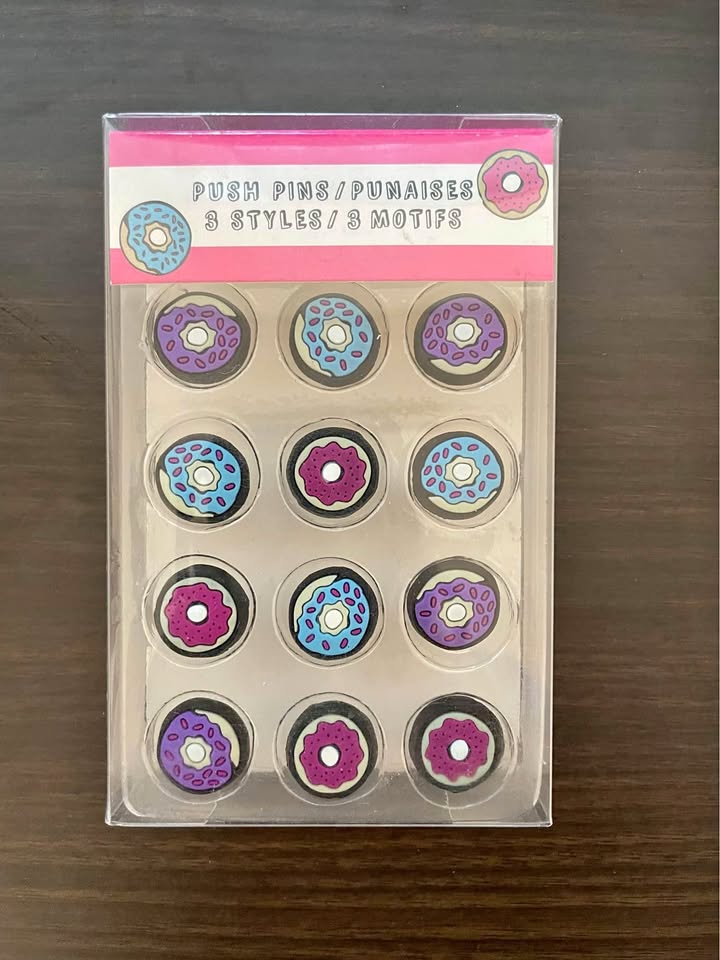 Doughnut Push Pins
