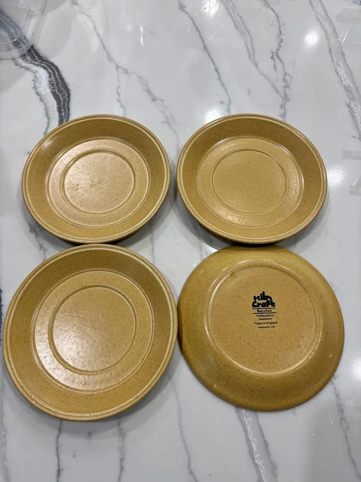Vintage Kiln Craft Saucers or Small Plates thumbnail