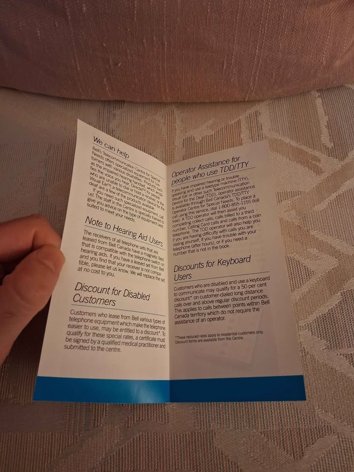 Vintage 1980's Bell "Services for Special Needs" pamphlet - photo 2