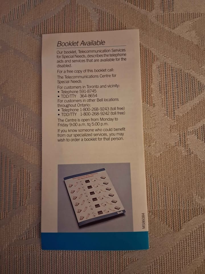Vintage 1980's Bell "Services for Special Needs" pamphlet - photo 3