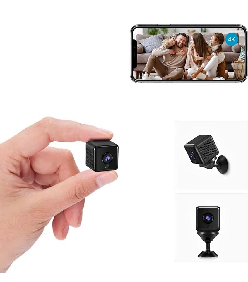 Aobocam wiifi mini camera for home/room/pet 4K HD thumbnail