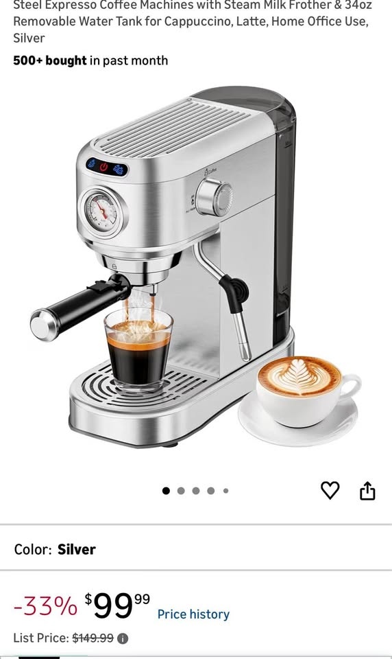 (New) Espresso Machine 20 Bar