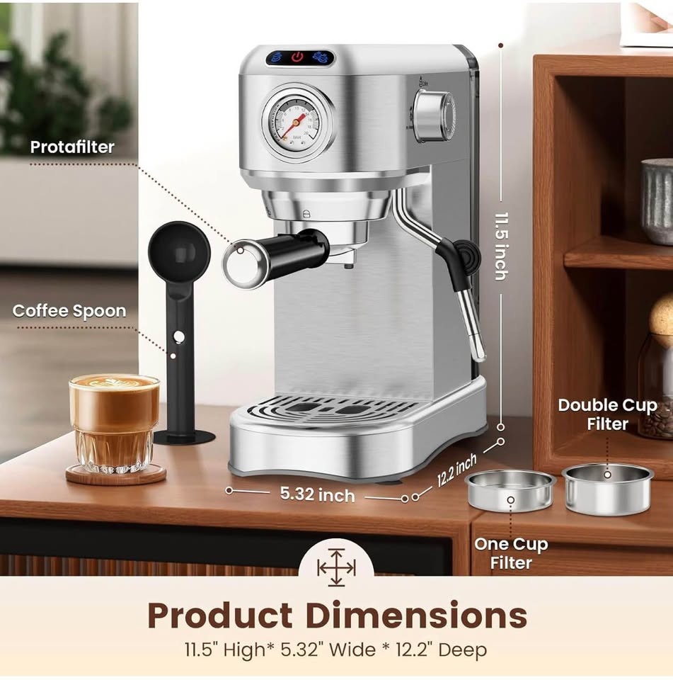 (New) Espresso Machine 20 Bar - photo 2