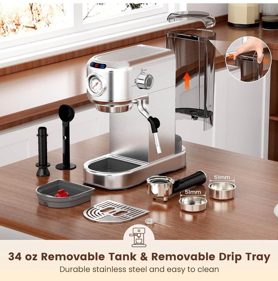 (New) Espresso Machine 20 Bar - photo 5