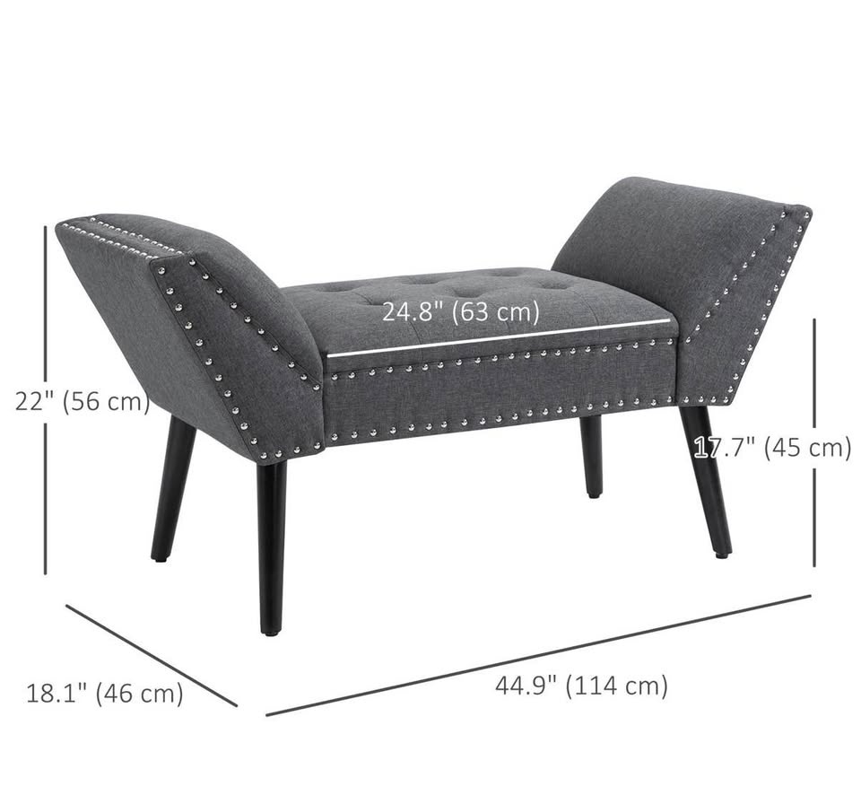 Modern Brand New Upholstered Bench!! - photo 3