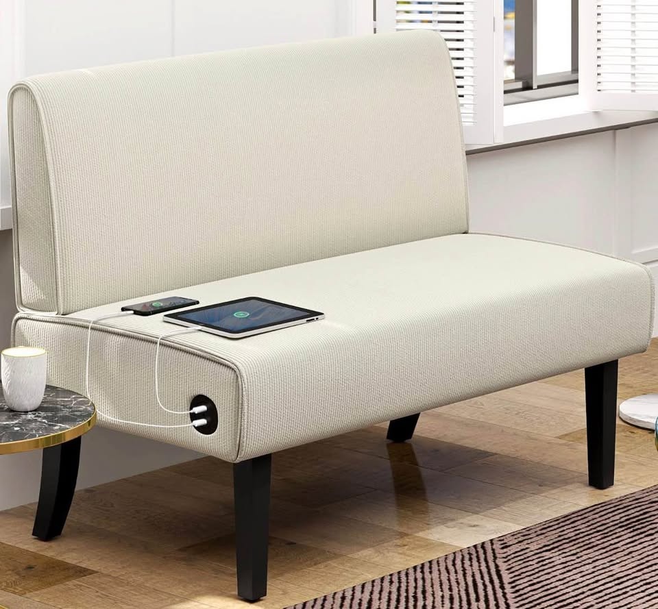 Brand New 46.5" Loveseat Couch with USB Ports!!!