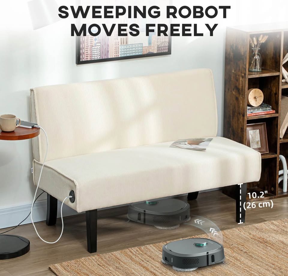 Brand New 46.5" Loveseat Couch with USB Ports!!! - photo 4