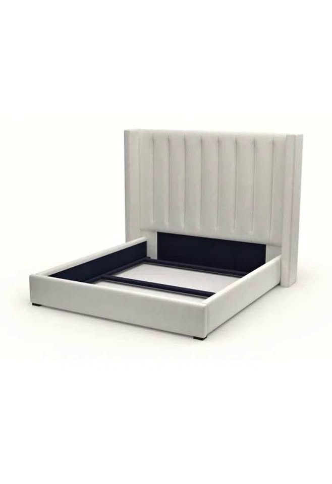 BRAND NEW Esparto California King Bed Frame (Off-White)