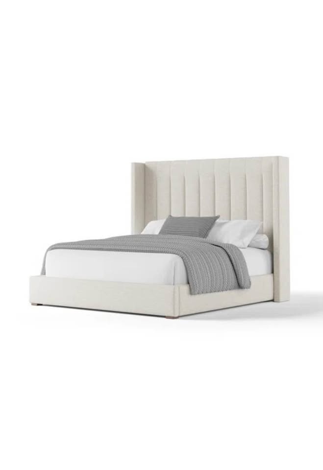 BRAND NEW Esparto California King Bed Frame (Off-White) - photo 4