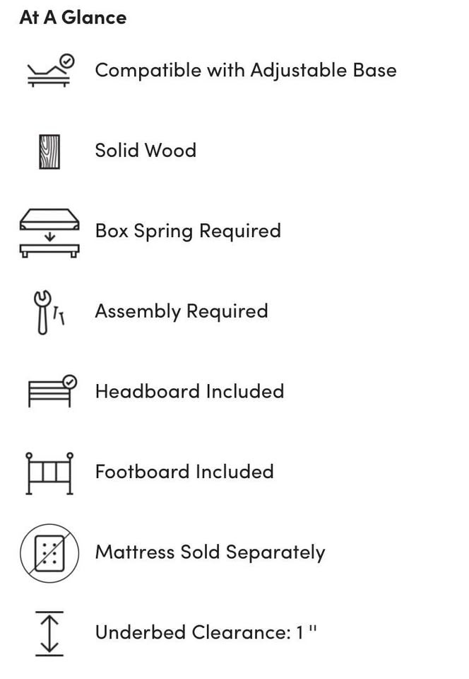 BRAND NEW Esparto California King Bed Frame (Off-White) - photo 5