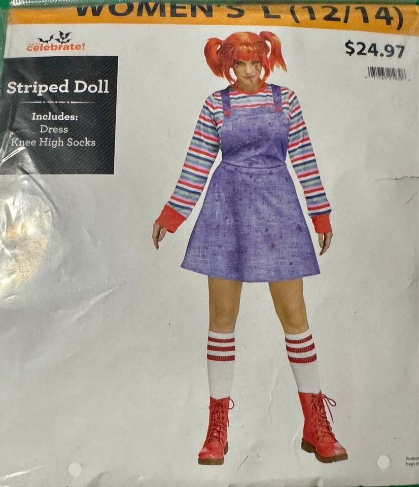 Striped Doll Costume