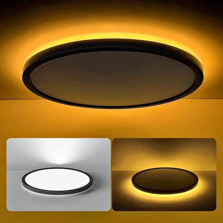 Matane 12 Inch LED Flush Mount Ceiling Light with Night Light thumbnail