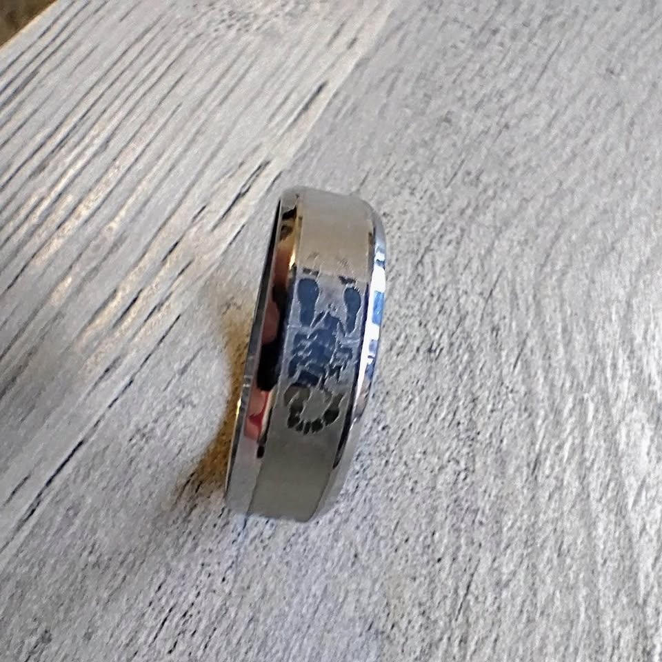 Stainless Steel Men's Ring - photo 2