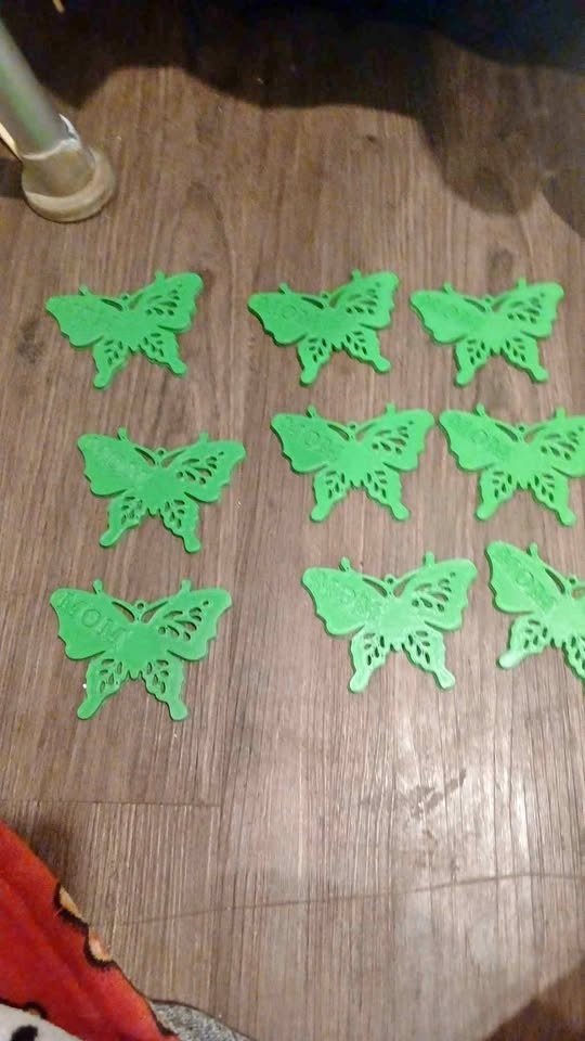 Green Butterfly Decor - Mom Butterflies