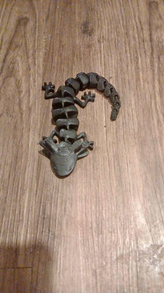 3D Printed Articulated Lizard Fidget Toy
