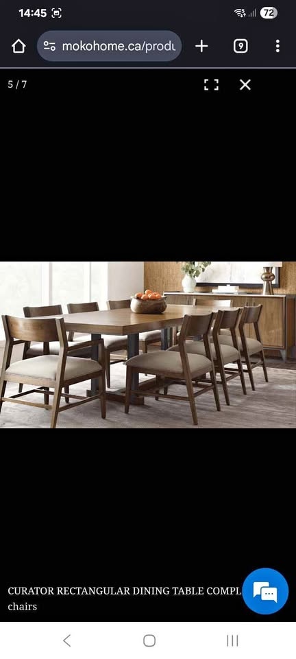 American Drew Modern Synergy Rectangular Dining Table
