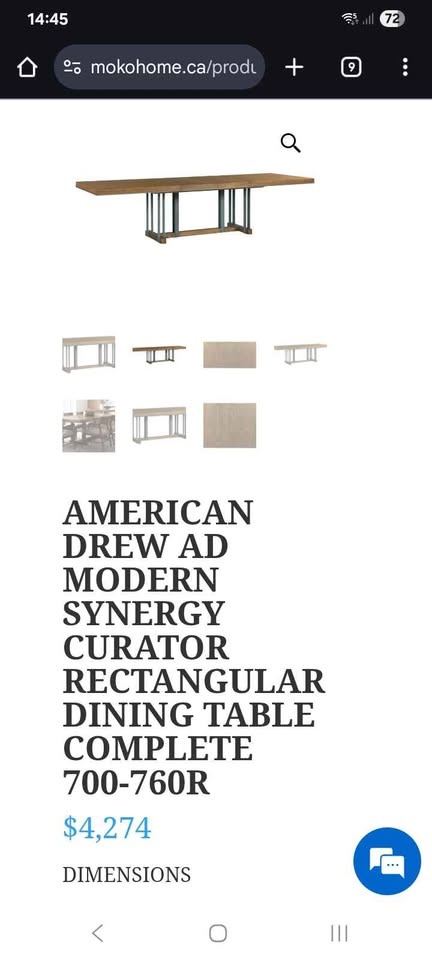 American Drew Modern Synergy Rectangular Dining Table - photo 4