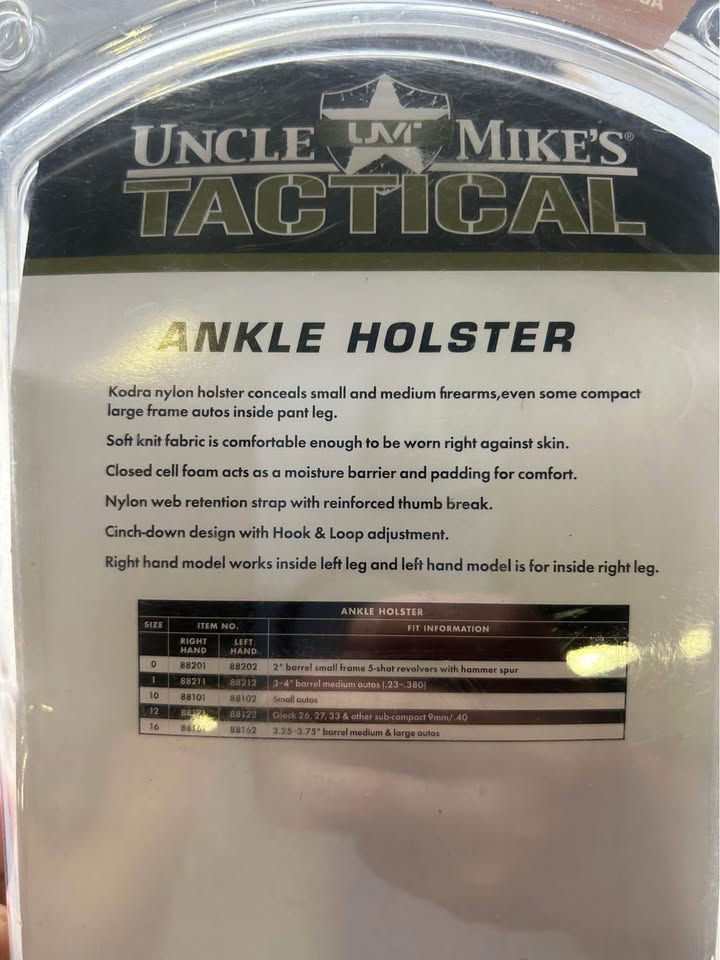 TACTICAL..ANKLE HOLSTER, For 🔥 ￼💪🏼 New!! - photo 3