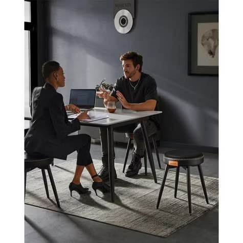 New VASAGLE EKHO Dining Chairs, Stools Set of 2 – Black - photo 5