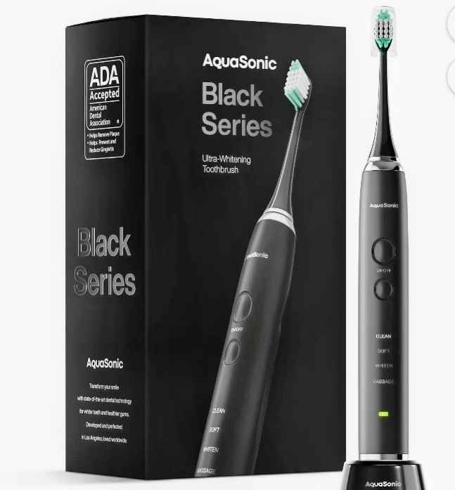 AquaSonic Black Series Ultra-Whitening Toothbrush - photo 2