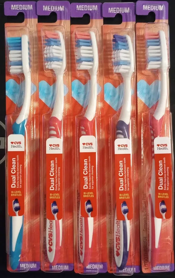 CVS Health Dual Clean Toothbrushes - set of 10 image indicator(2)