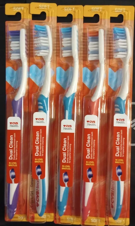 CVS Health Dual Clean Toothbrushes - set of 10 image indicator(3)
