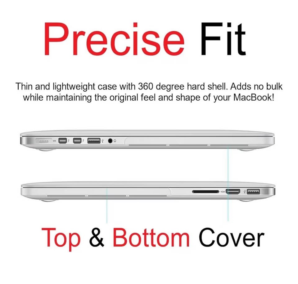 MacBook Pro 15" Retina Case - Black Snap On Hard Shell - photo 5