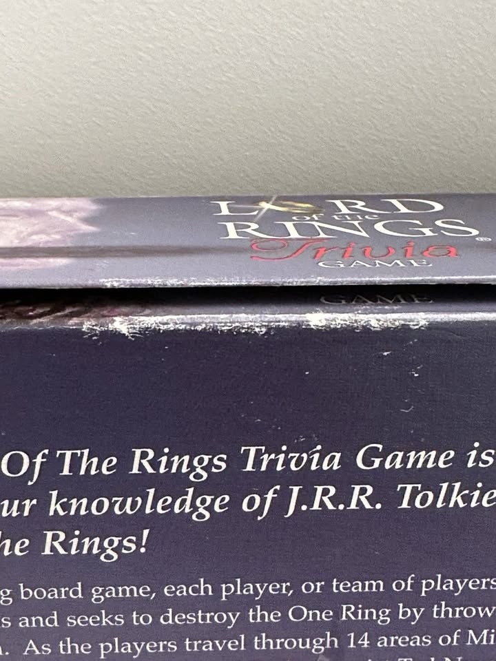 Lord of the Rings Trivia Card Game J.R.R. Tolkien 2003 - photo 4